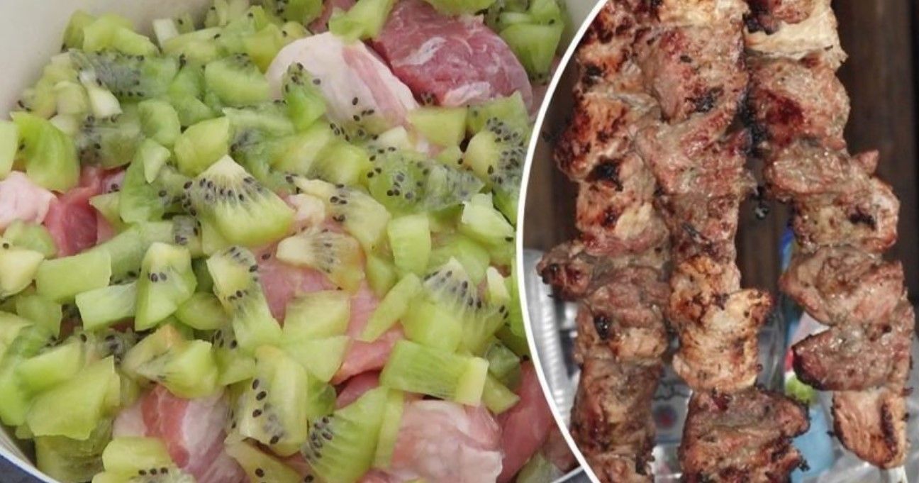 Шашлик з ківі Шашлик з ківі