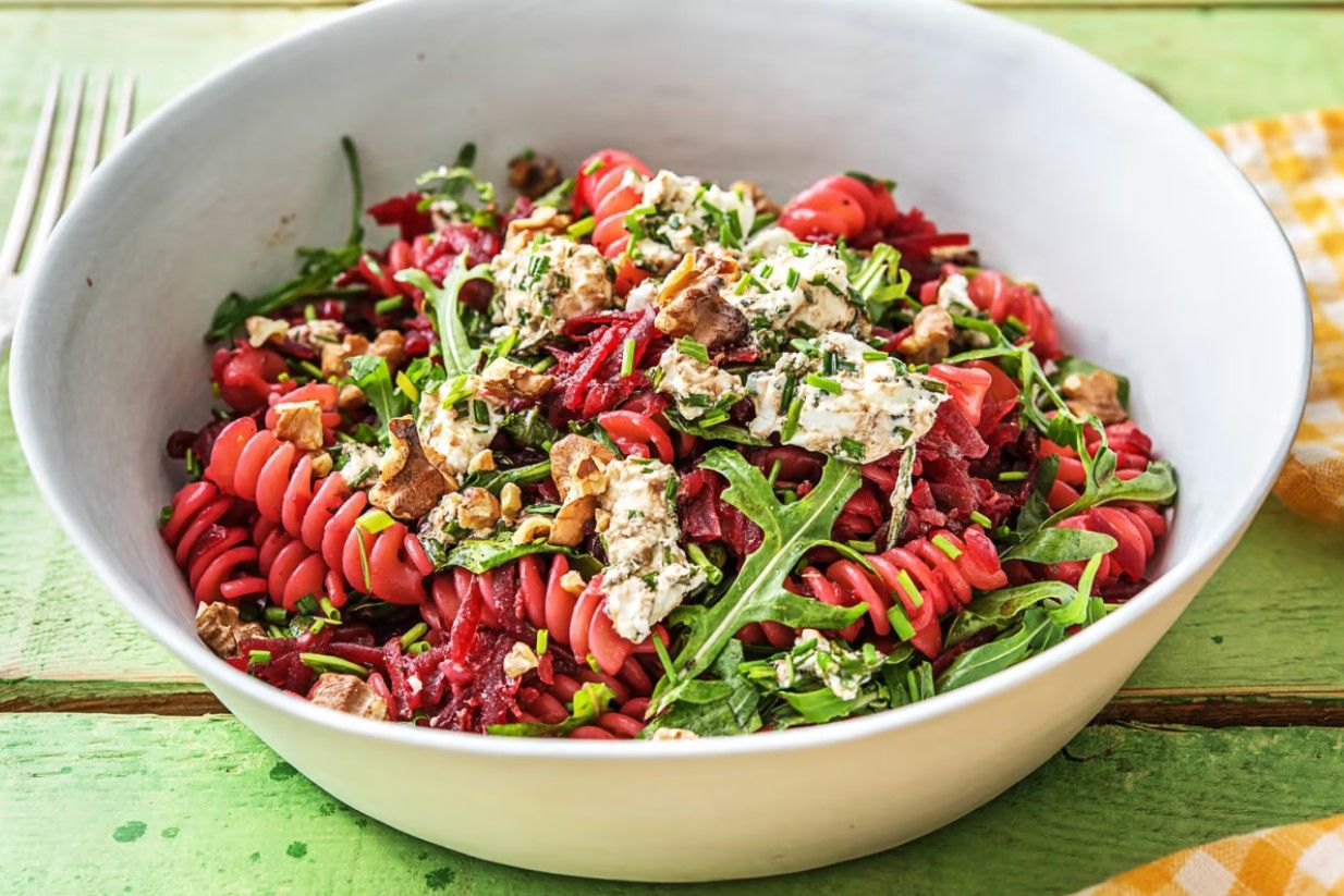 Макароны со свеклой Макароны со свеклой