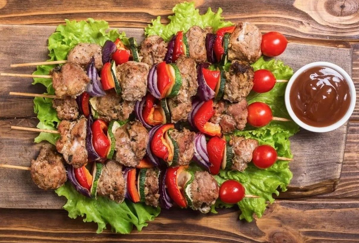 Шашлик з овочами Шашлик з овочами