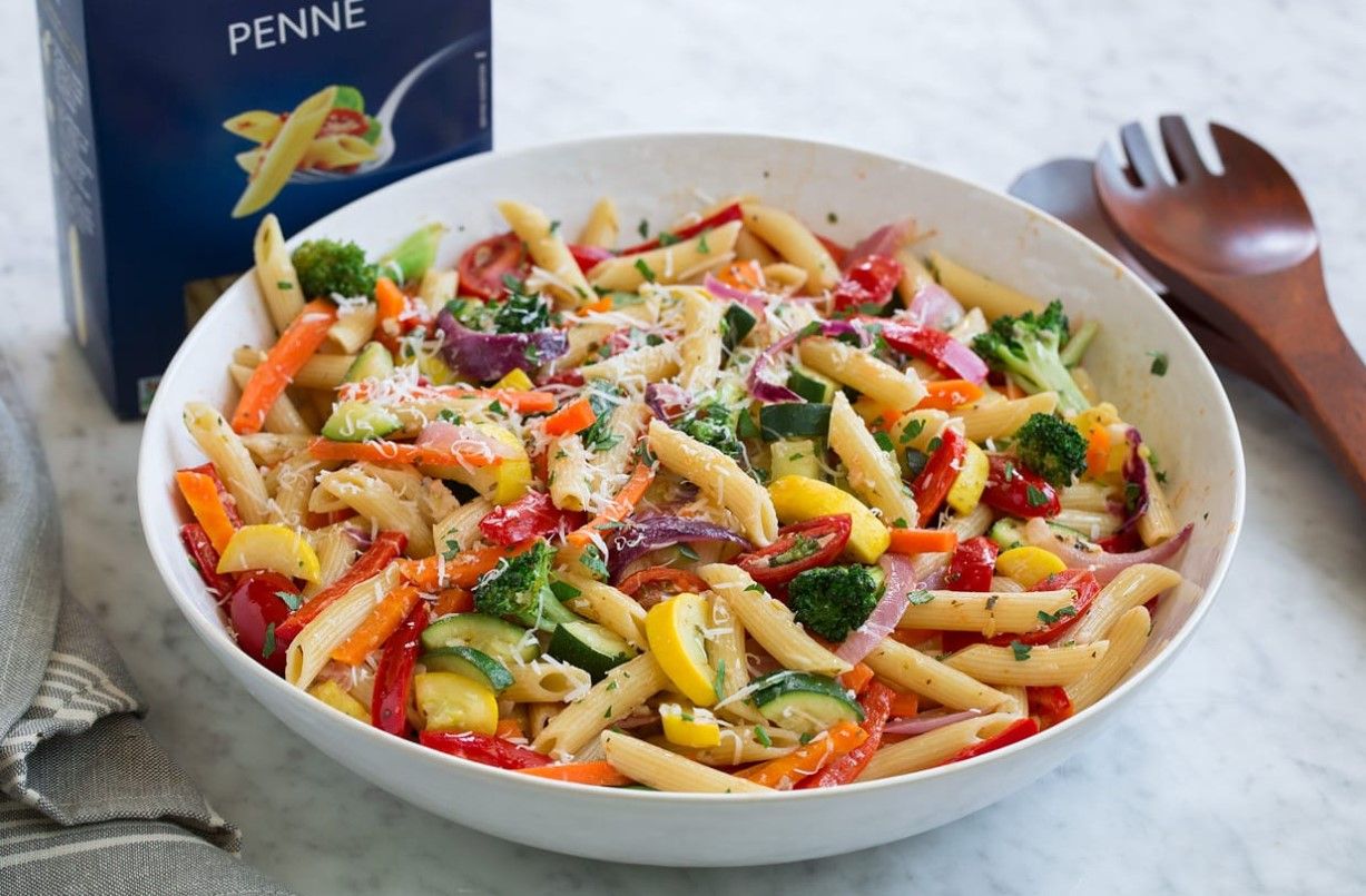 Паста с овощами Паста с овощами