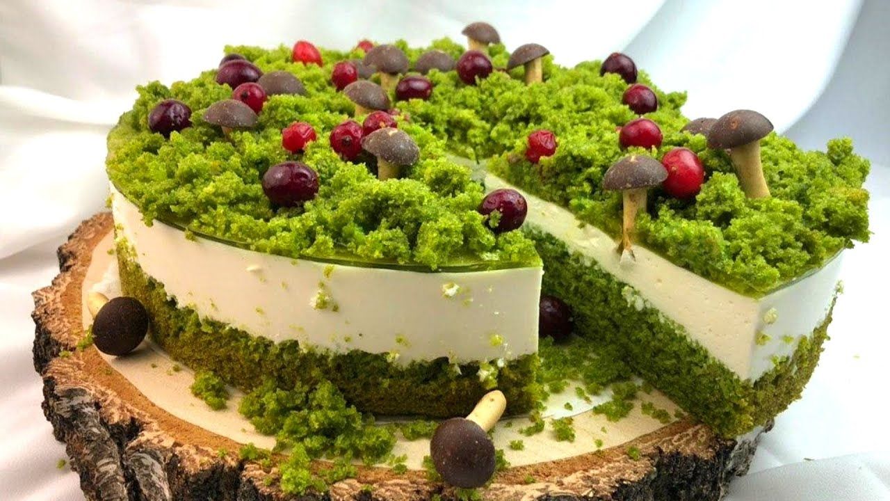 Торт "Зеленый мох"