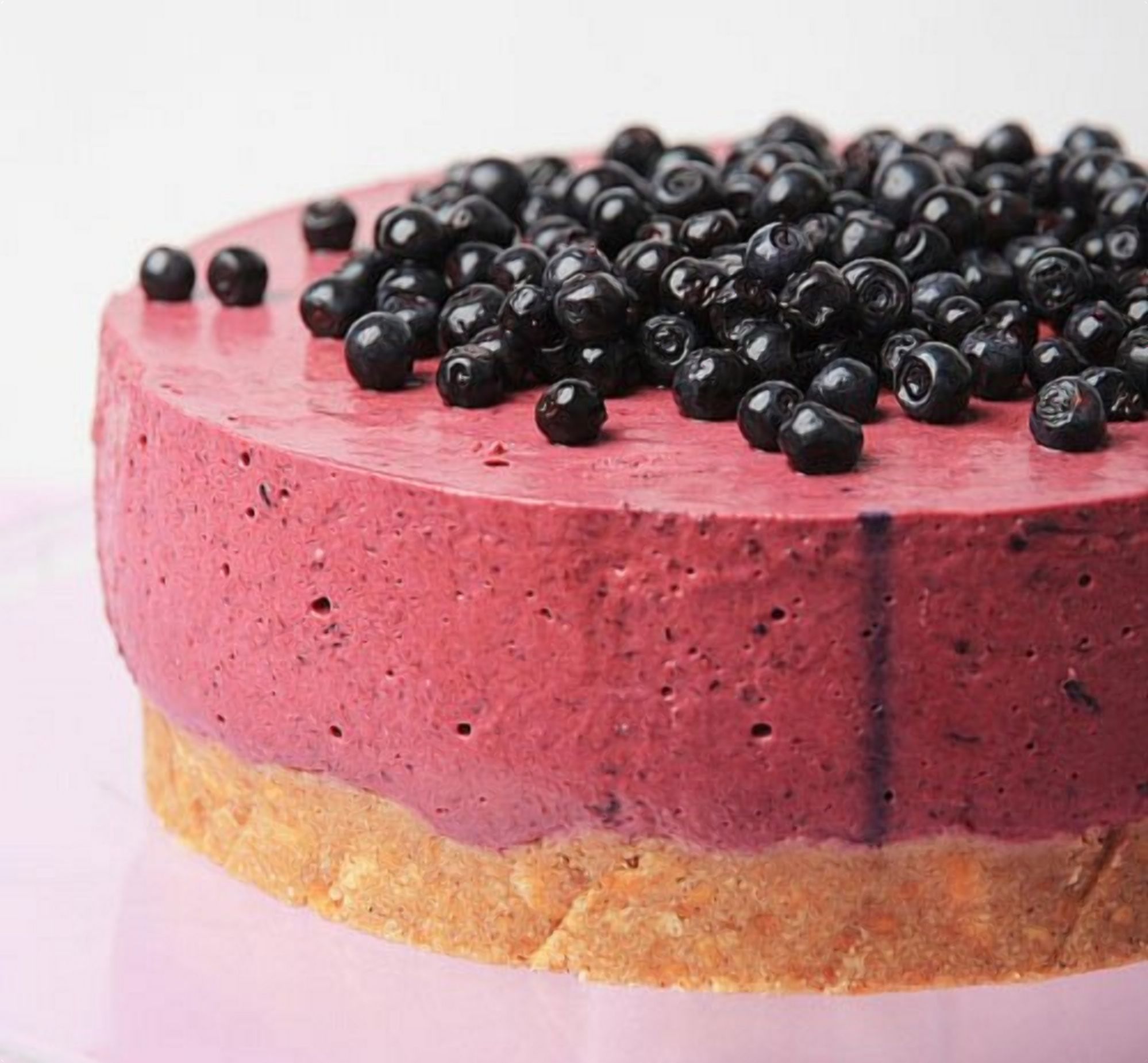 Торт з чорницею без випічки: рецепт Торт з чорницею без випічки: рецепт