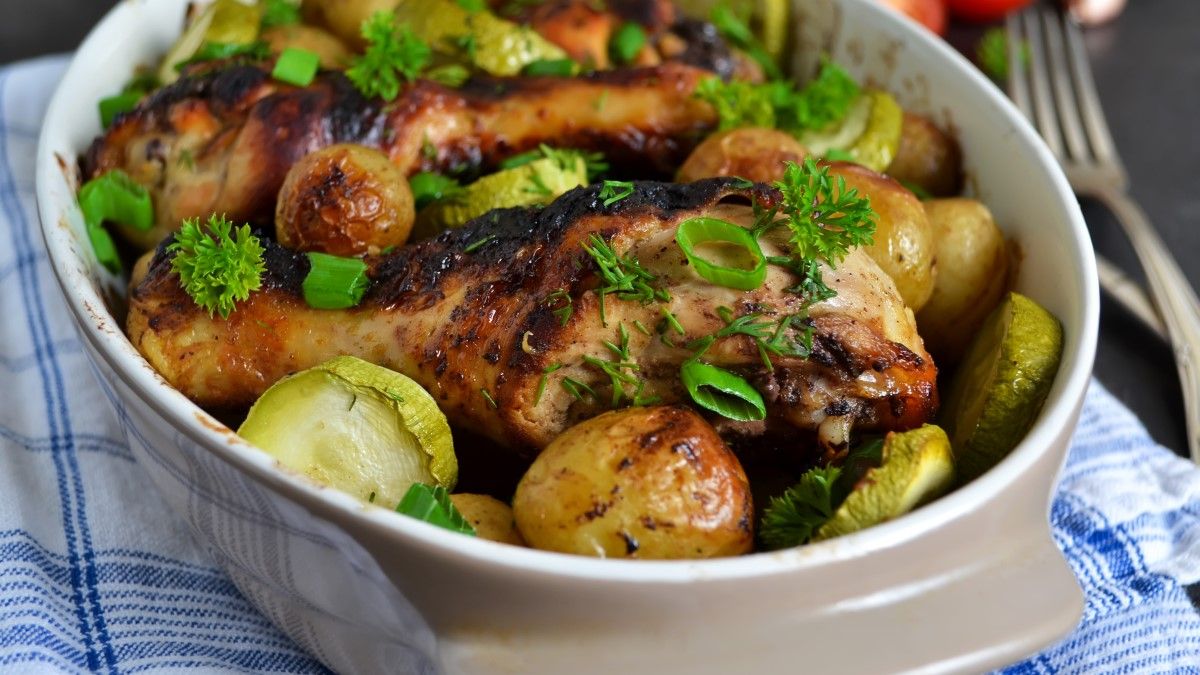 Вкусная курочка с овощами: рецепты Вкусная курочка с овощами: рецепты