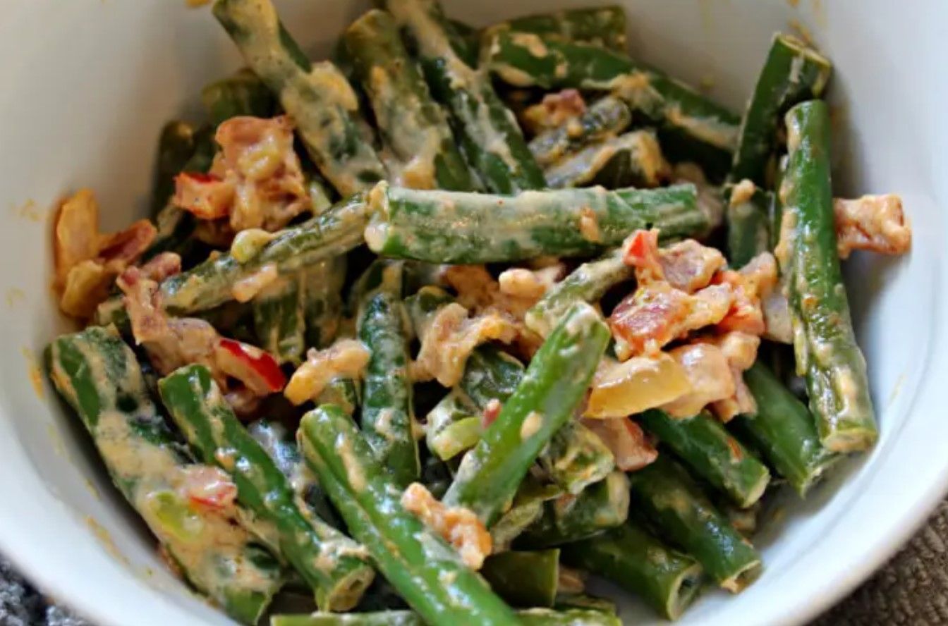 Спаржева квасоля в сметані Спаржева квасоля в сметані