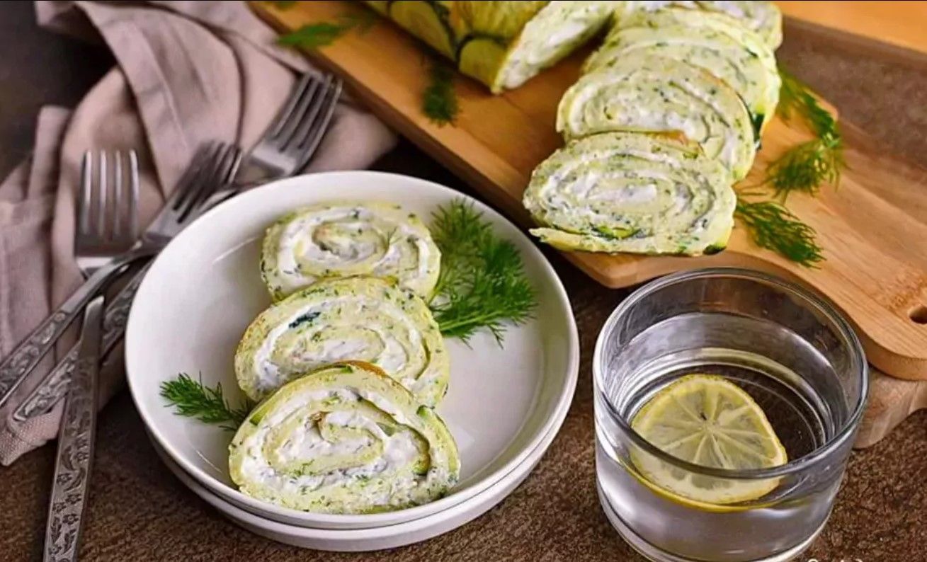 Кабачковый рулет Кабачковый рулет