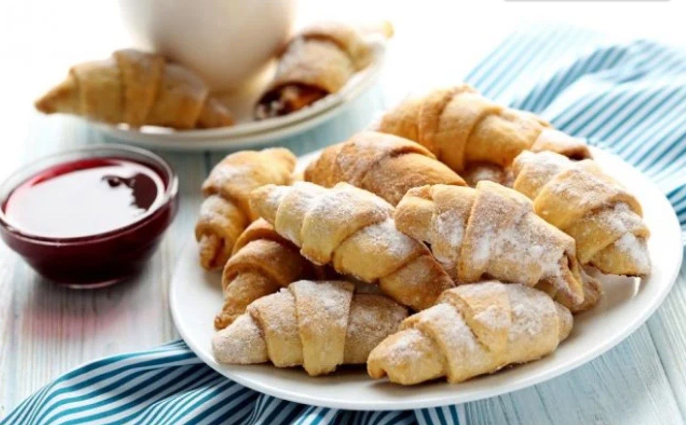 Рогалики с повидлом как в детстве Рогалики с повидлом как в детстве