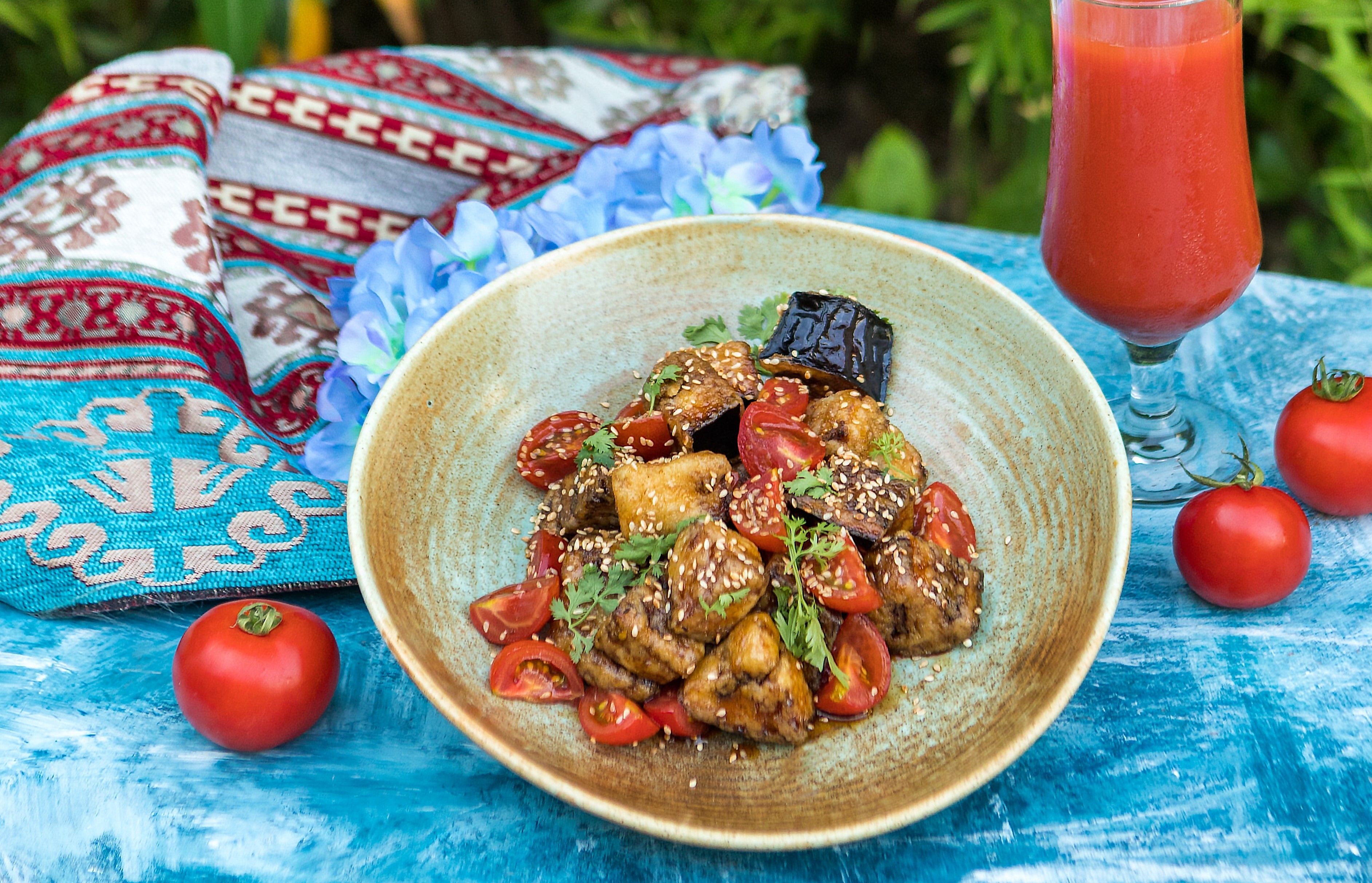 Салат из баклажанов: рецепт Салат из баклажанов: рецепт