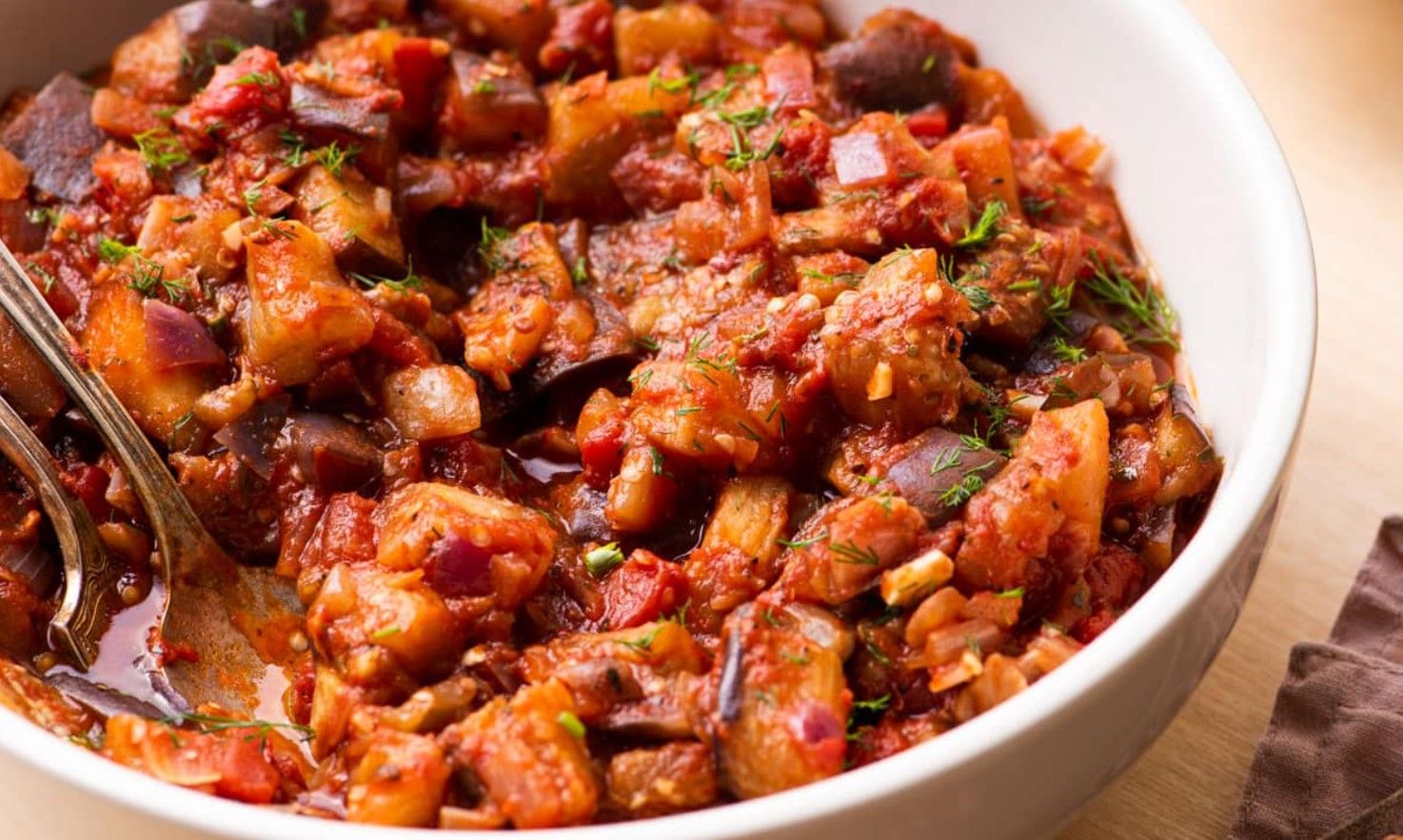 Рога из баклажанов Рога из баклажанов