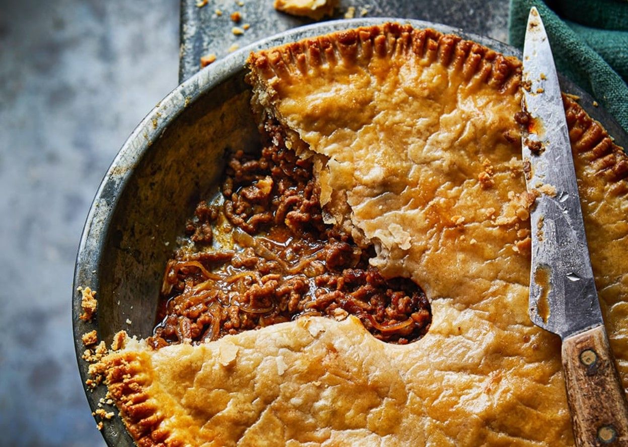 Пиріг з курячим фаршем Пиріг з курячим фаршем