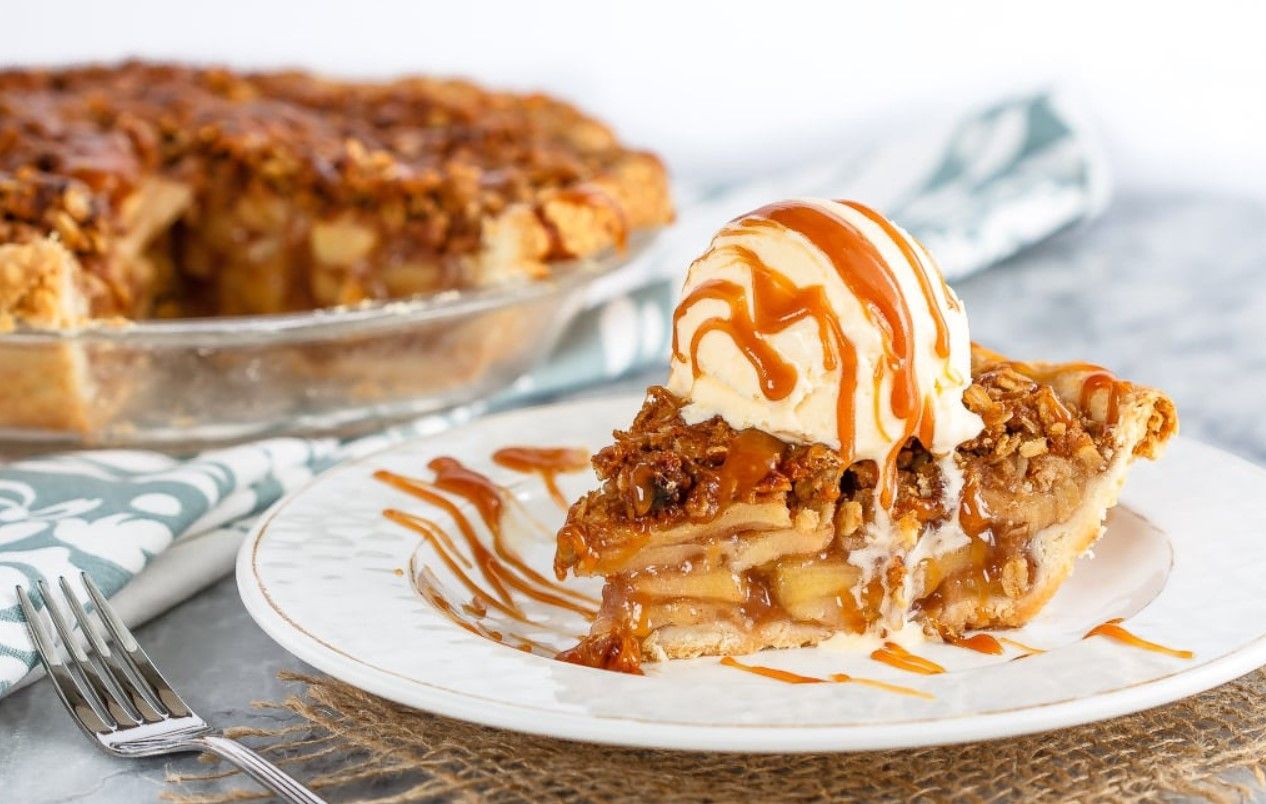 Яблочно-карамельный пирог Яблочно-карамельный пирог