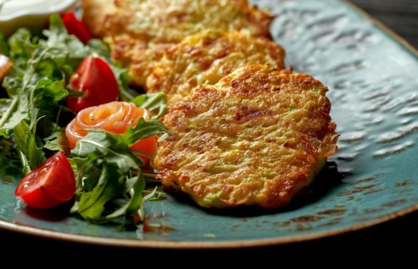 Дерун с лососем Дерун с лососем