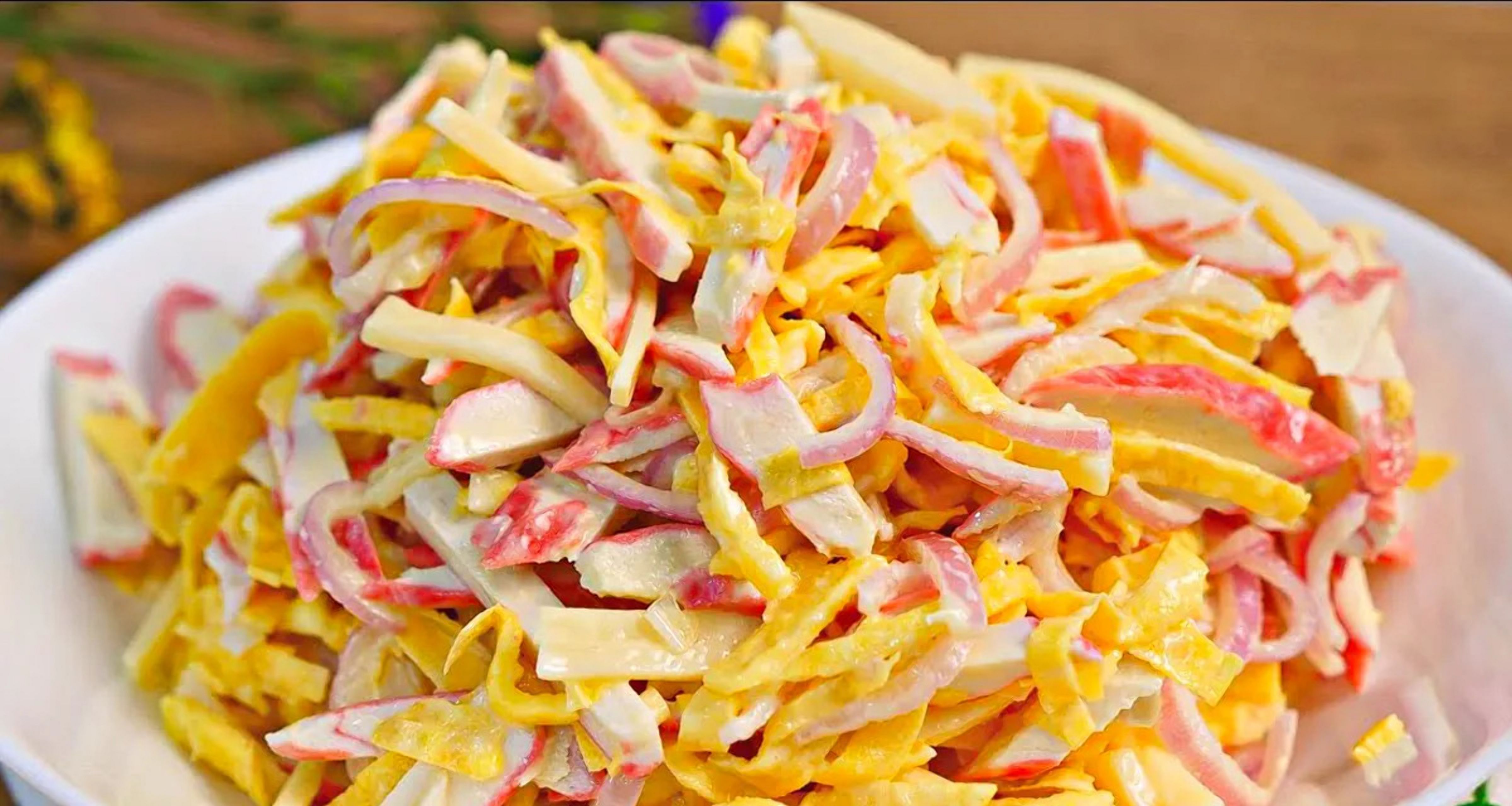 Крабовый салат: рецепт Крабовый салат: рецепт