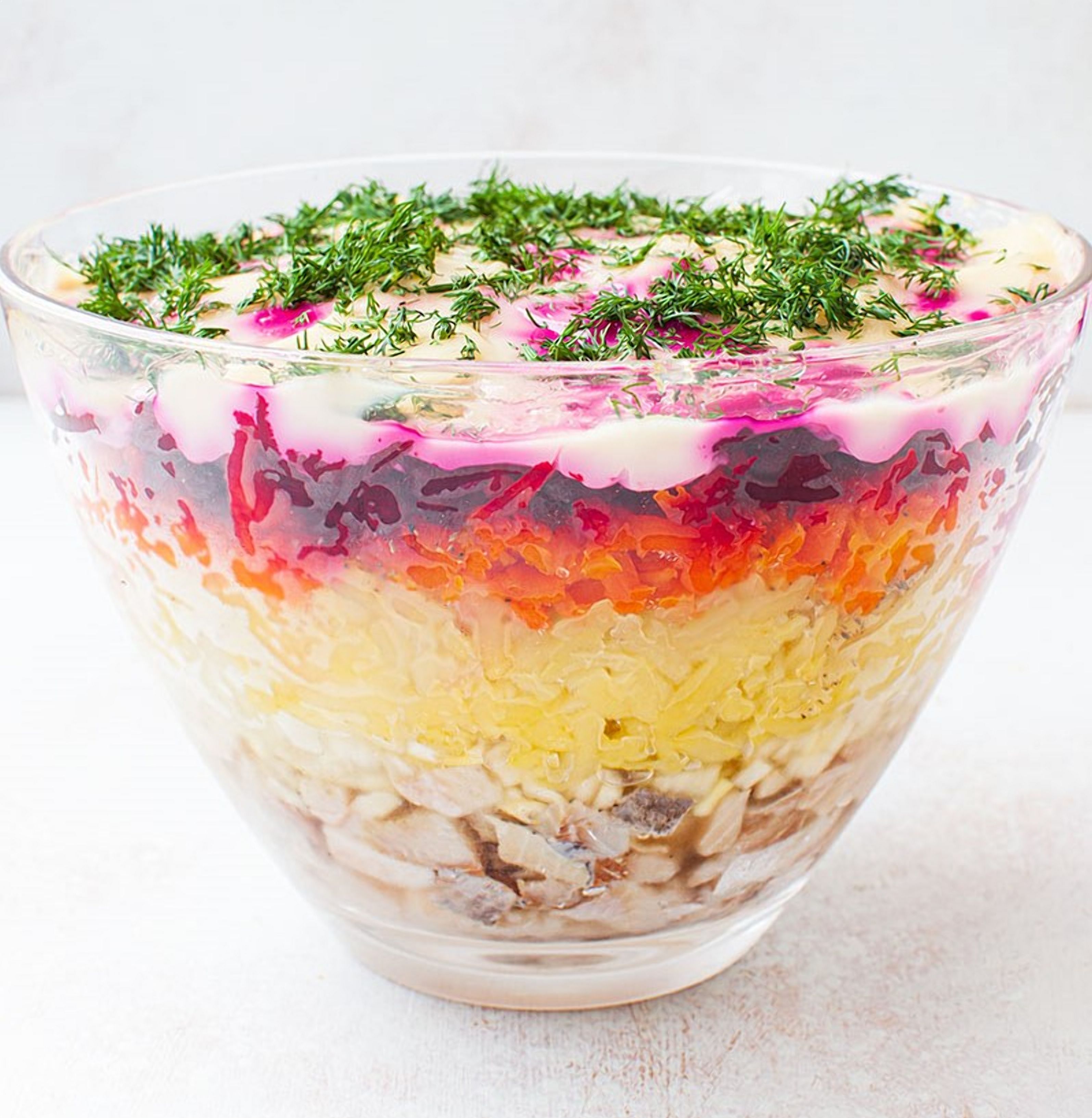 Салат "Шуба": рецепт Салат "Шуба": рецепт