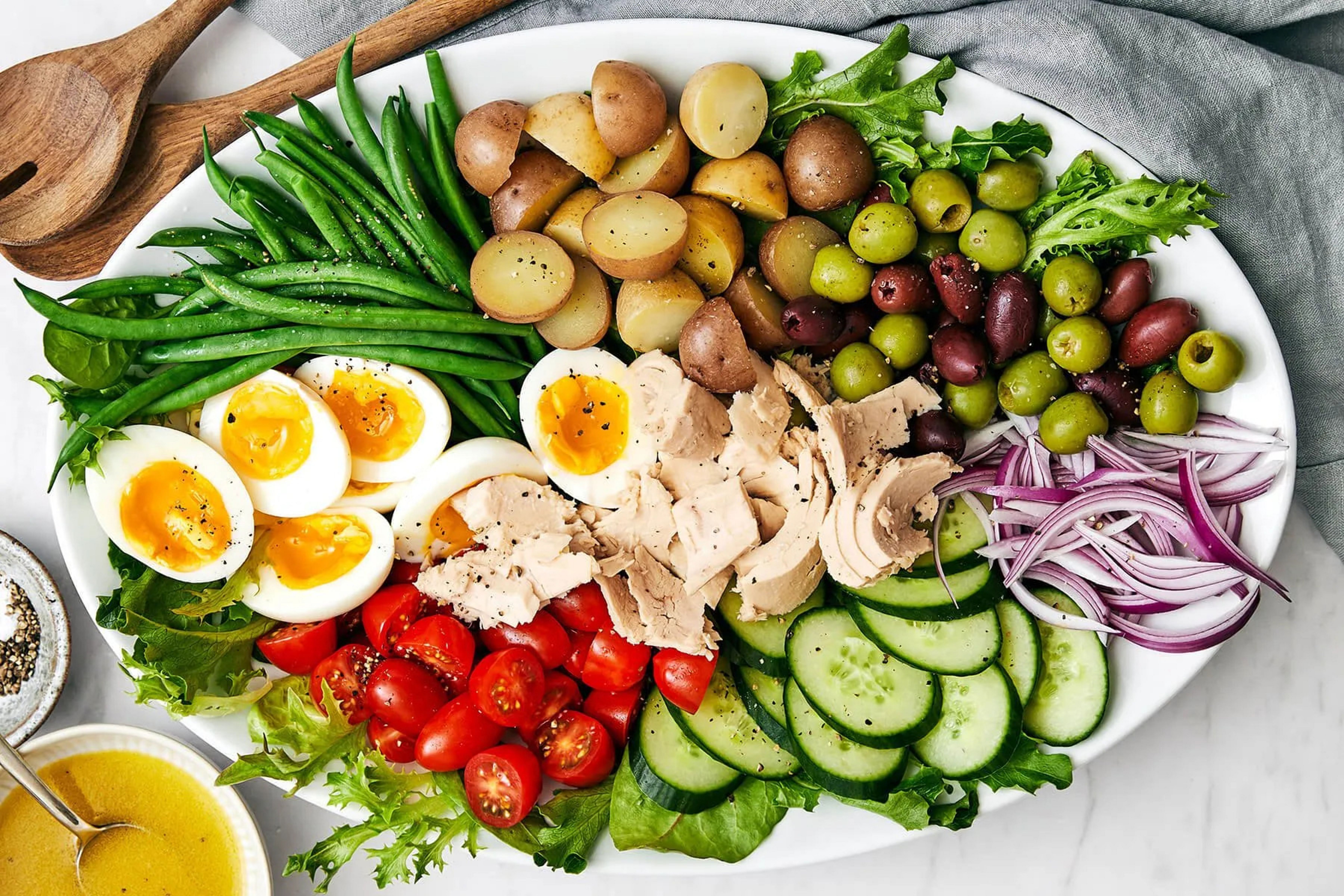 Салат Нисуаз: рецепт Салат Нисуаз: рецепт