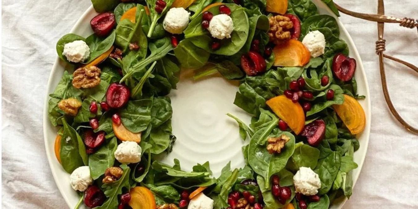 Салат Новогодний венок – приготовьте вкусный салат за 10 минут – простой рецепт - Новости Вкусно
