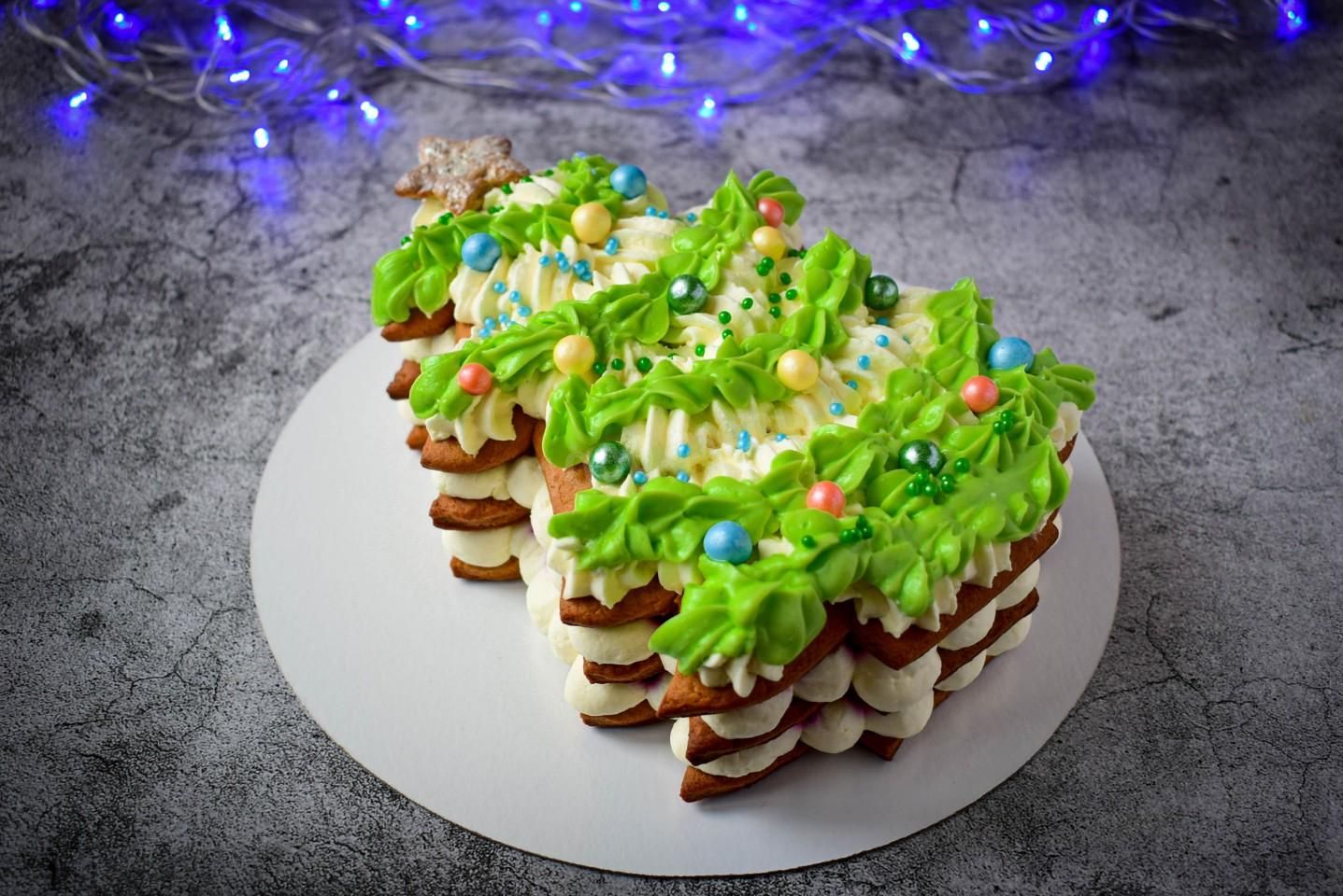 Торт Елка - приготовьте на Новый год быстрый десерт - простой рецепт - Новости Вкусно