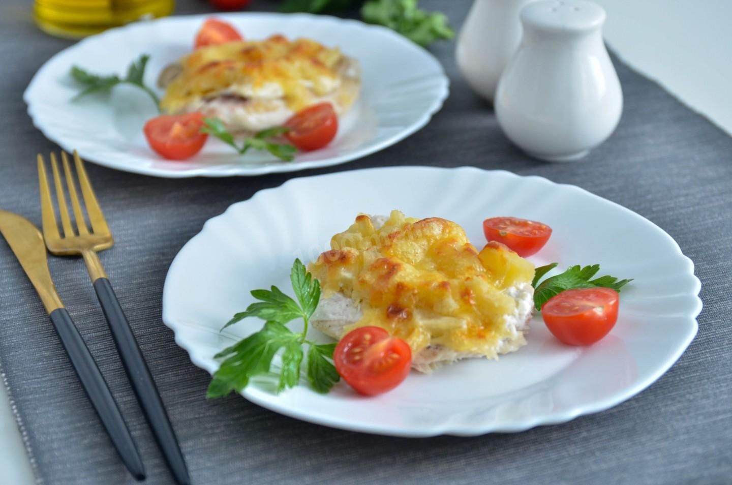 Куриное филе с ананасами - приготовьте простой ужин - пошаговый рецепт - Новости