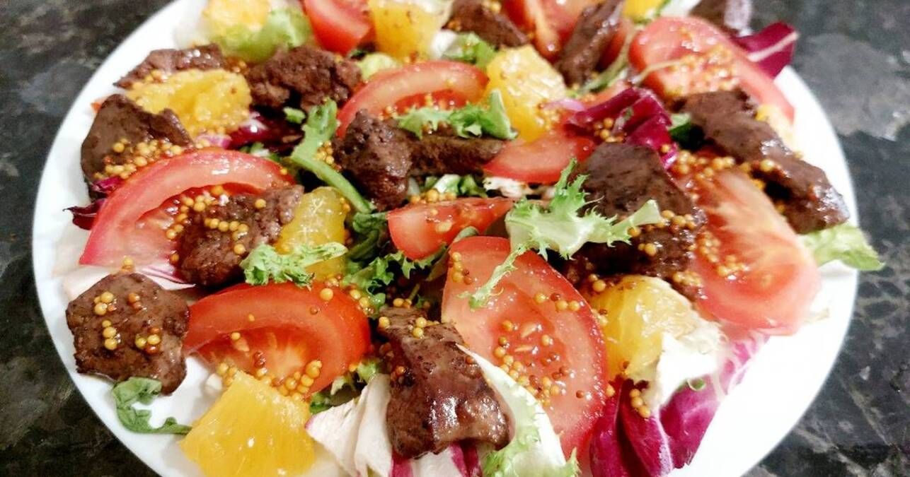 Салат с куриной печенью – приготовьте просто – пошаговый рецепт - Новости Вкусно Салат с куриной печенью – приготовьте просто – пошаговый рецепт - Новости Вкусно