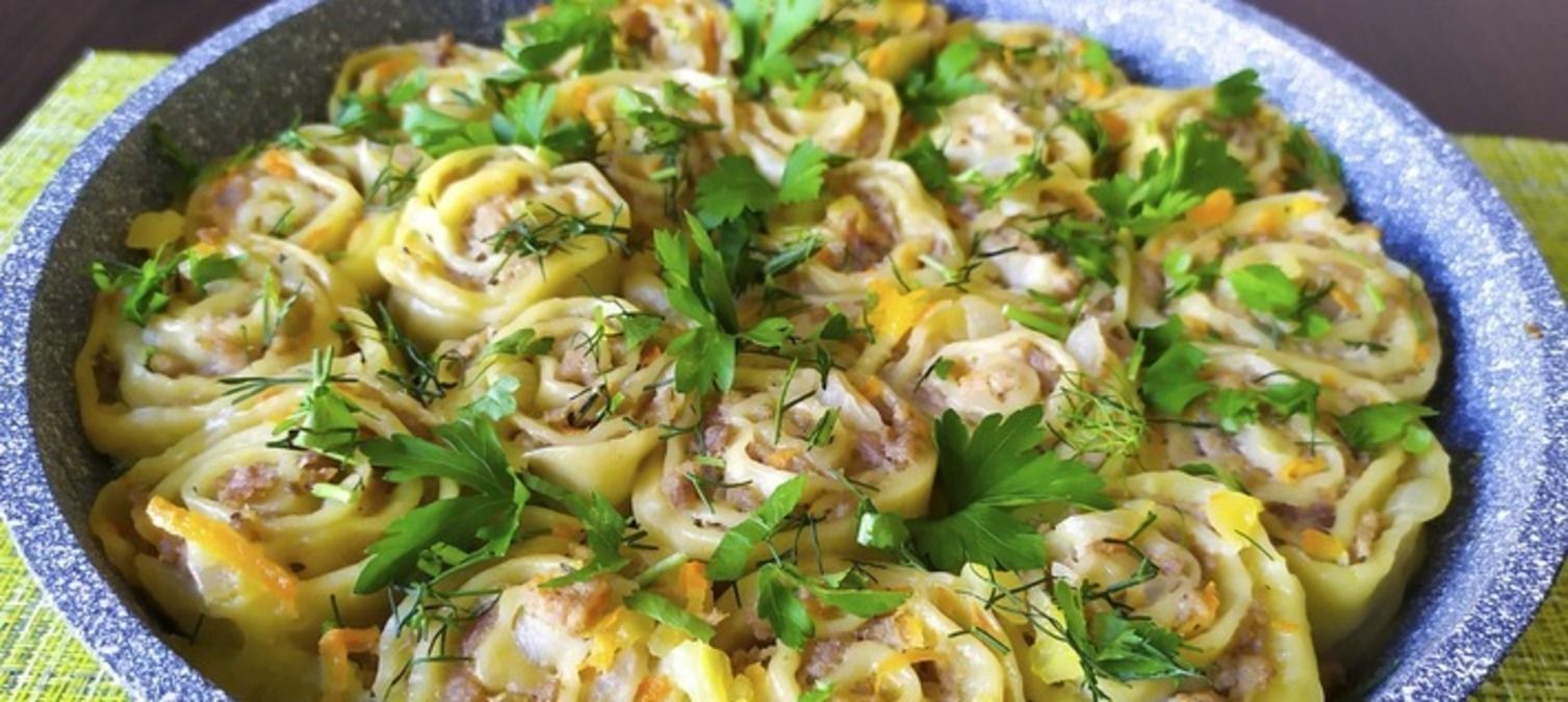 Закарпатские улитки с мясом - приготовьте рулетики с фаршем - давний рецепт - Новости Вкусно Закарпатские улитки с мясом - приготовьте рулетики с фаршем - давний рецепт - Новости Вкусно