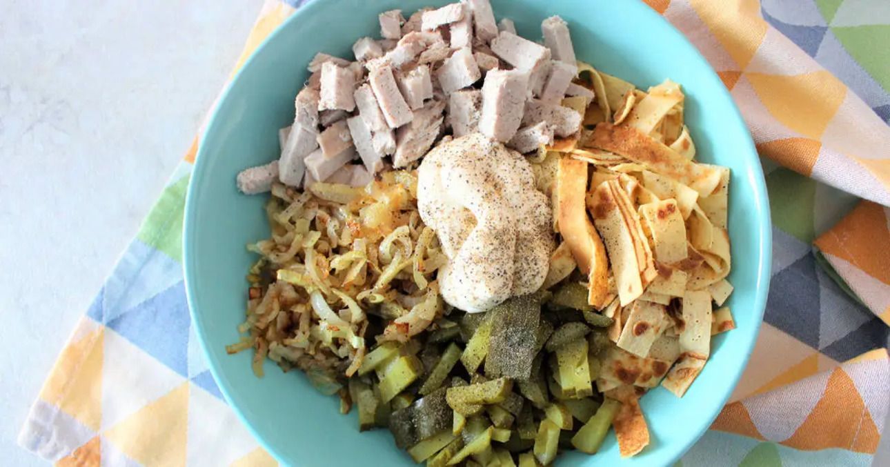 Салат из 90-х: рецепт Салат из 90-х: рецепт