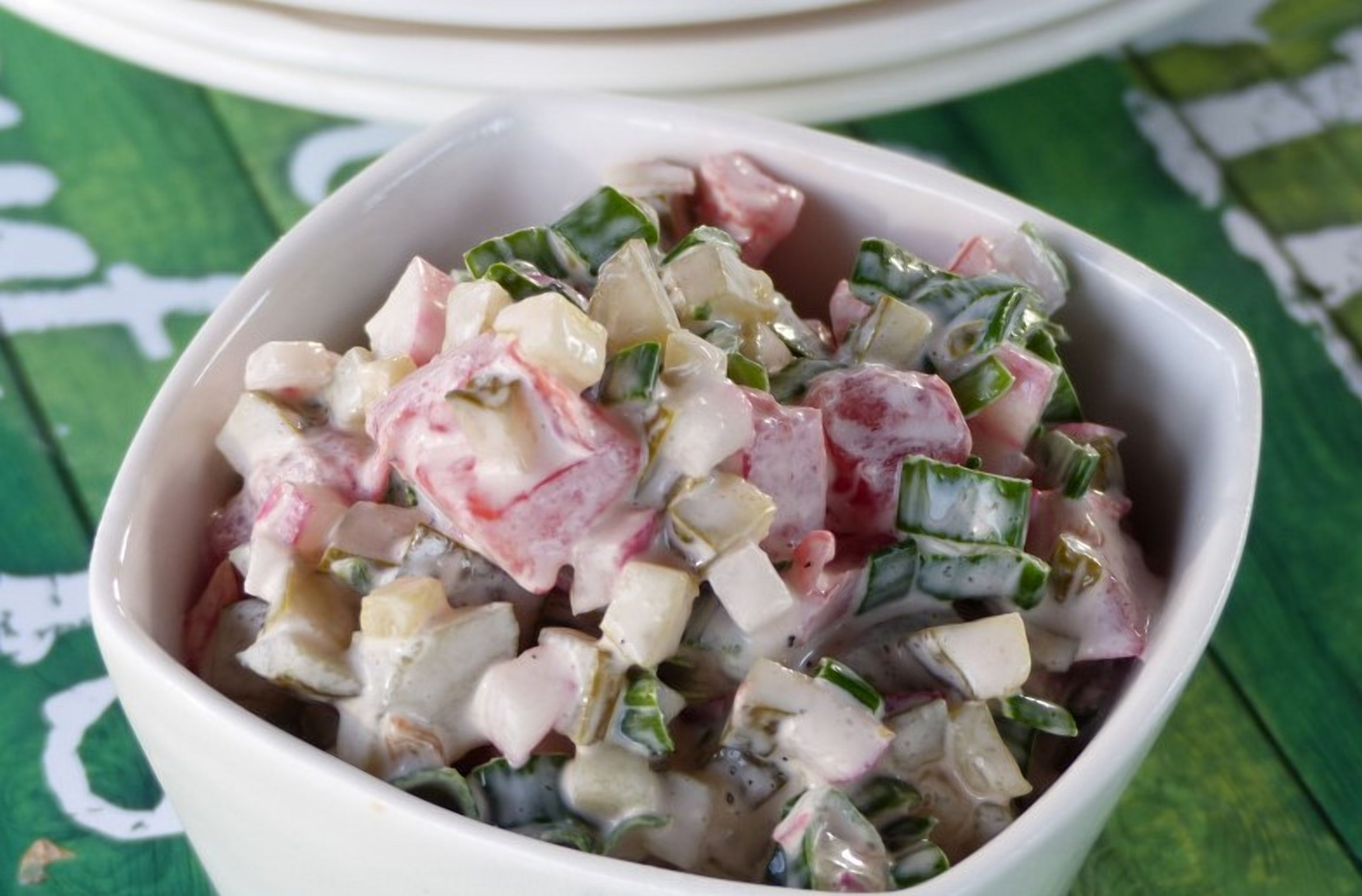 Салат с зеленым луком: рецепт: рецепт Салат с зеленым луком: рецепт: рецепт