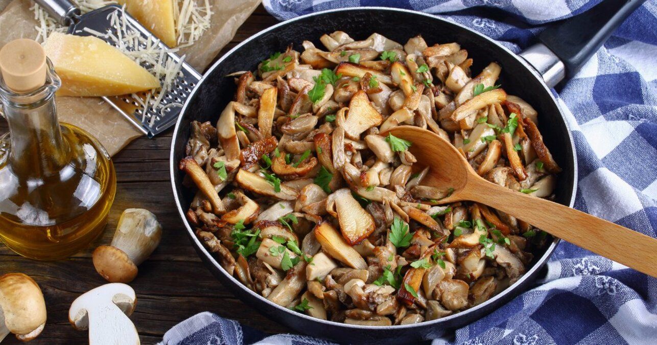 Як готувати білі гриби - посмажте на пательні - простий пісний рецепт - Новини Смачно