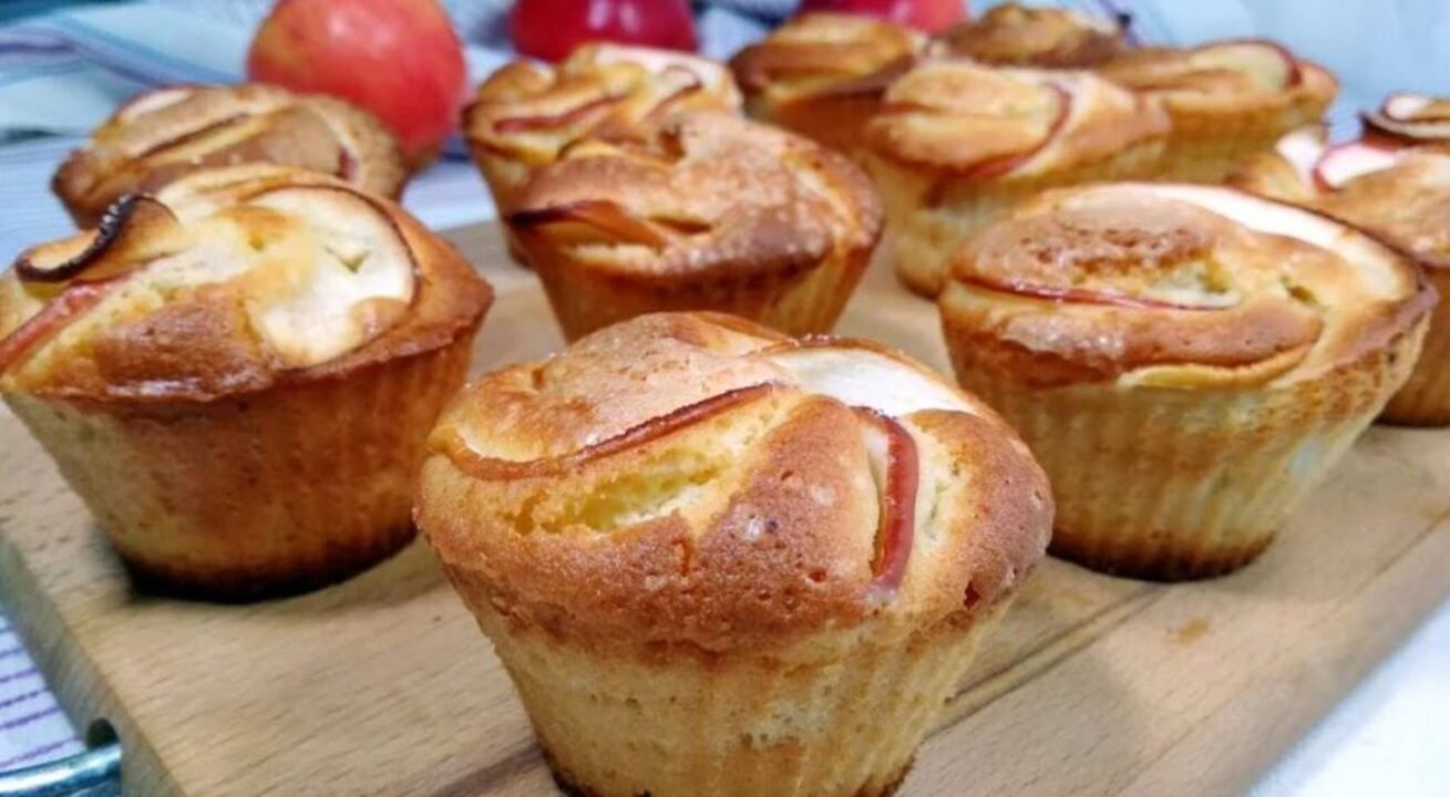 Яблочные кексы: рецепт Яблочные кексы: рецепт