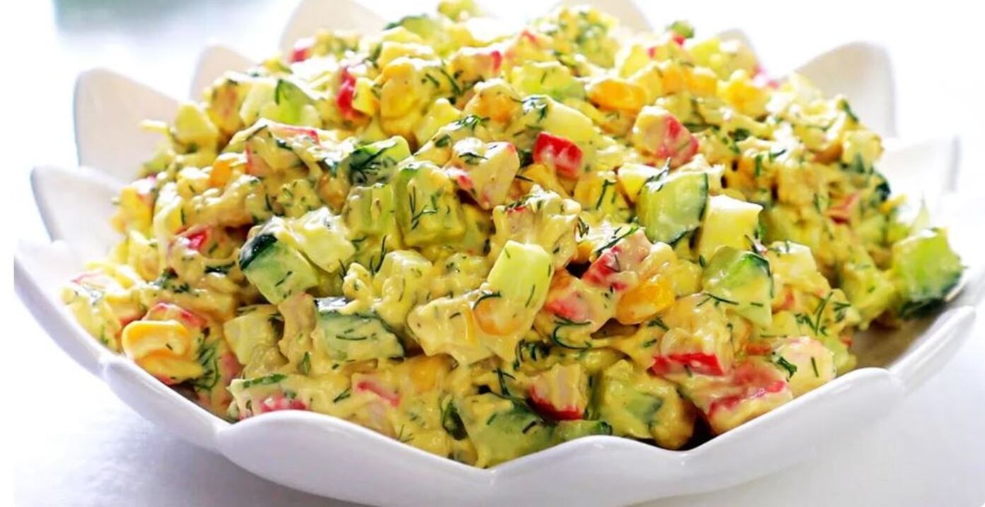 Крабовий салат: рецепт Крабовий салат: рецепт