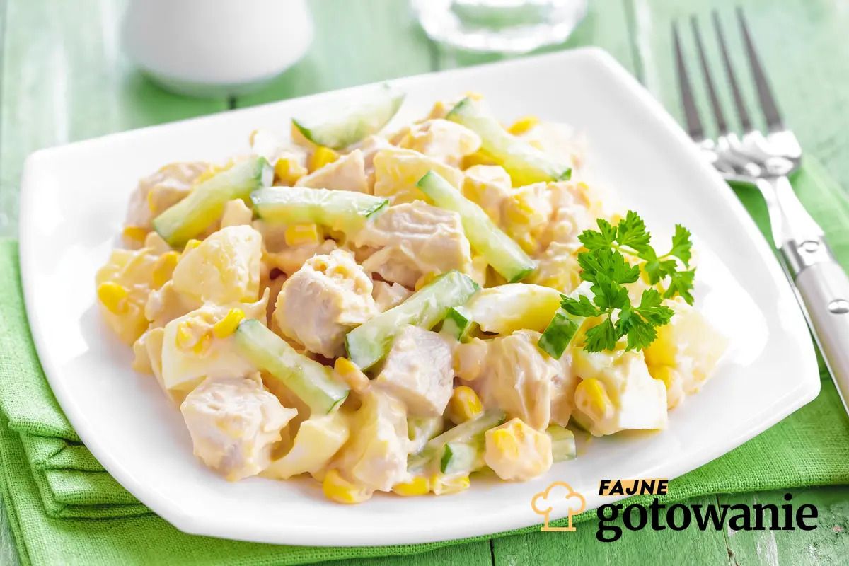 Салат с курицей и ананасом: рецепт: рецепт Салат с курицей и ананасом: рецепт: рецепт