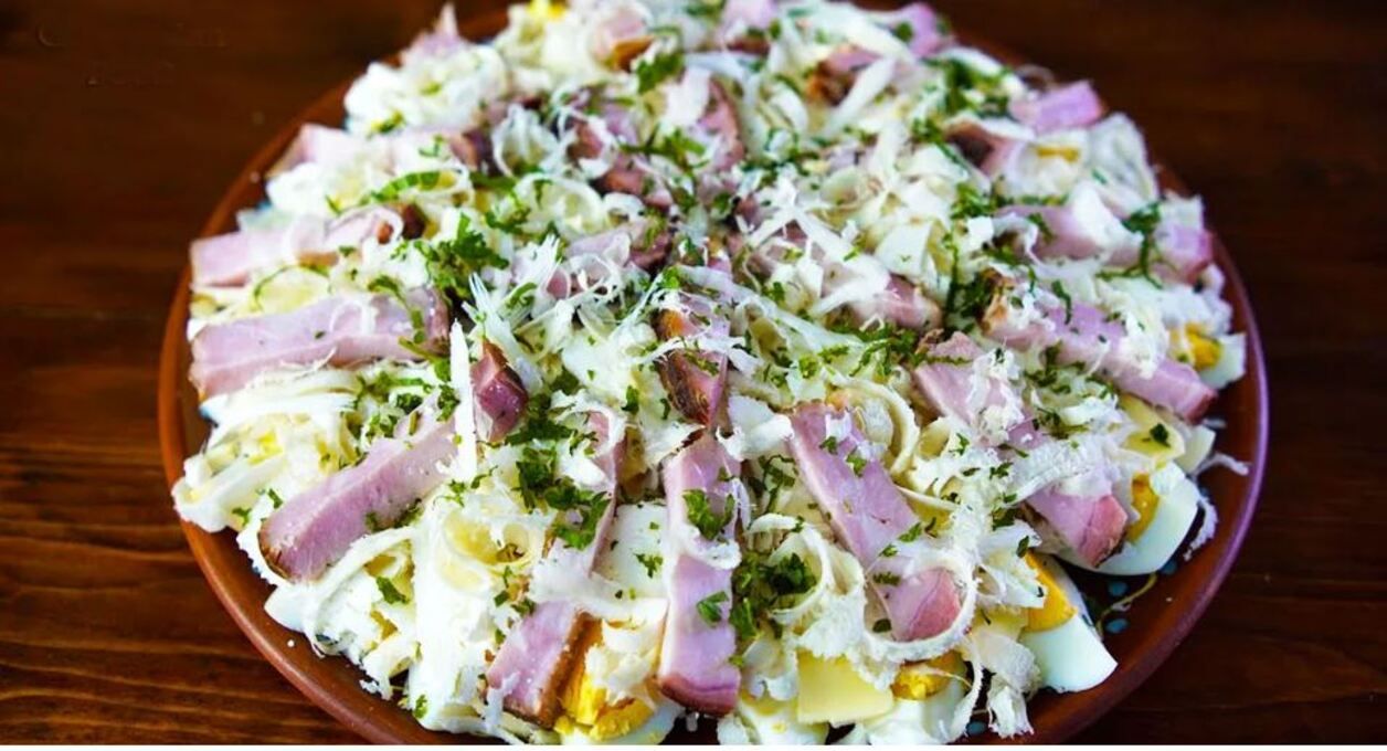 Салат з шинкою: рецепт Салат з шинкою: рецепт
