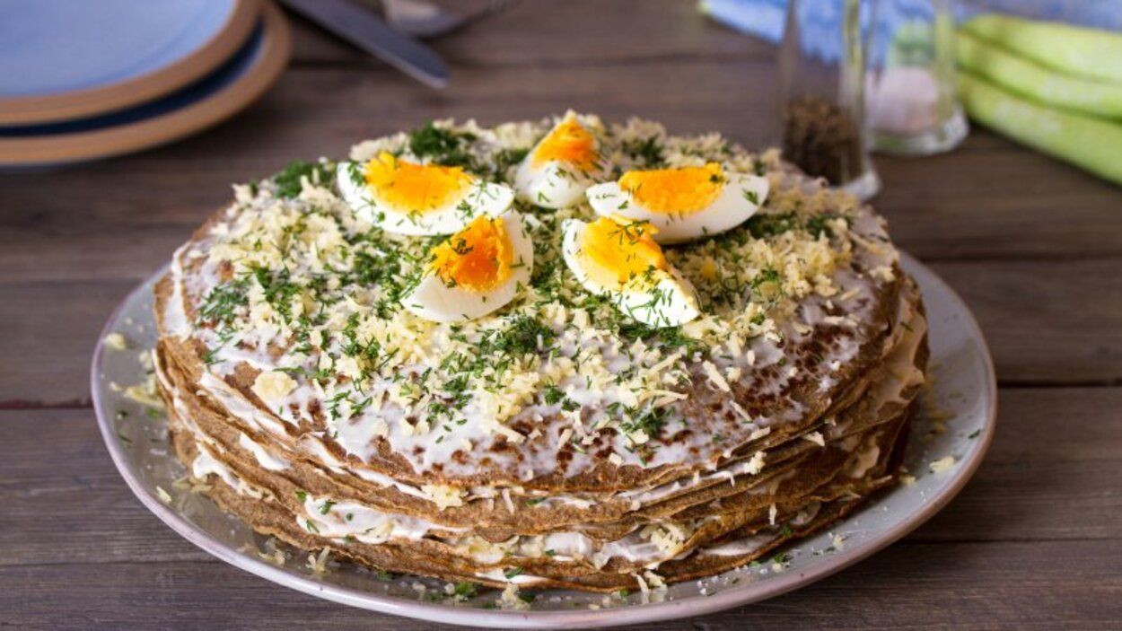 Рецепт печеночного торта - приготовьте просто и быстро из телячьей печени - Новости Вкусно Рецепт печеночного торта - приготовьте просто и быстро из телячьей печени - Новости Вкусно