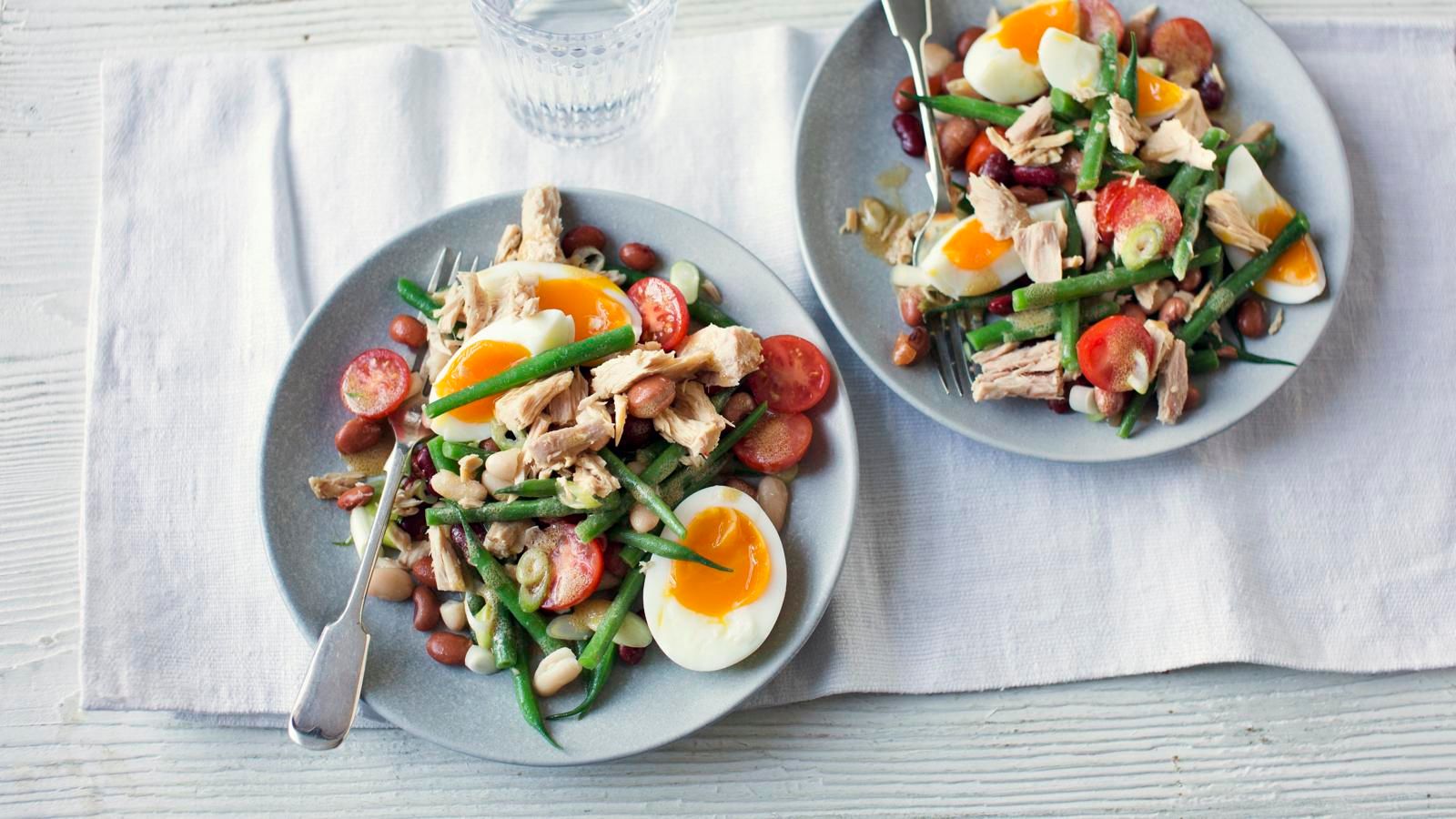 Салат из тунца и фасоли: рецепт Салат из тунца и фасоли: рецепт