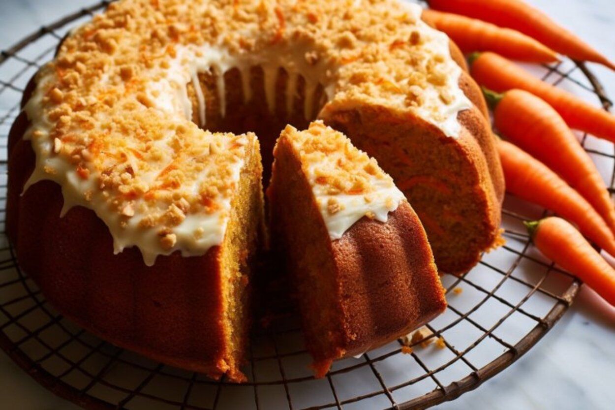 Морквяний пиріг з сирною глазур'ю - приготуйте з 4 інгредієнтів - покроковий рецепт - Новини Смачно