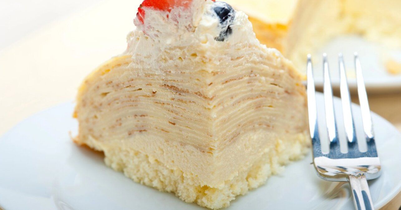 Торт з млинців зі смаком морозива - приготуйте без випікання - покроковий рецепт - Новини Смачно