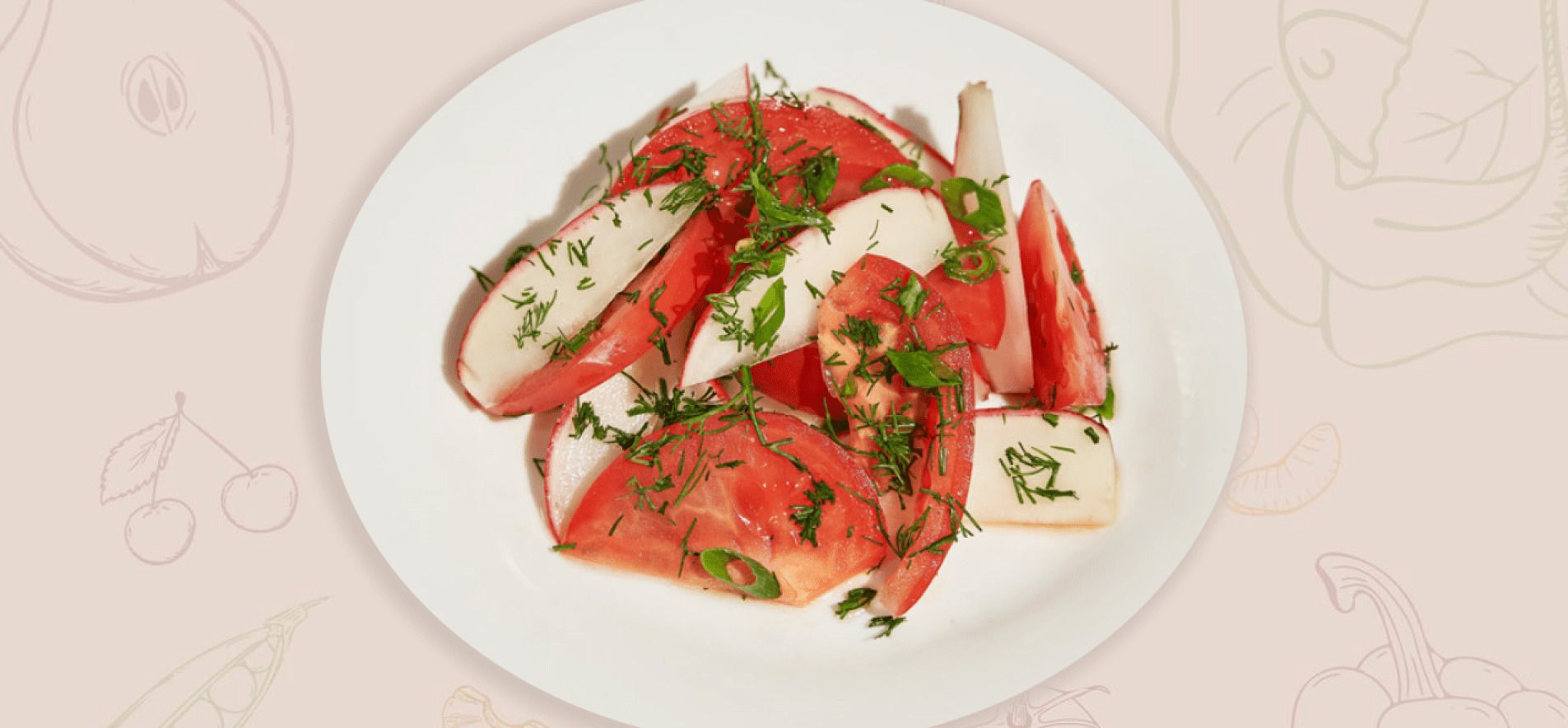Салат с томатами и редисом - приготовьте просто и быстро - пошаговый рецепт - Новости Вкусно