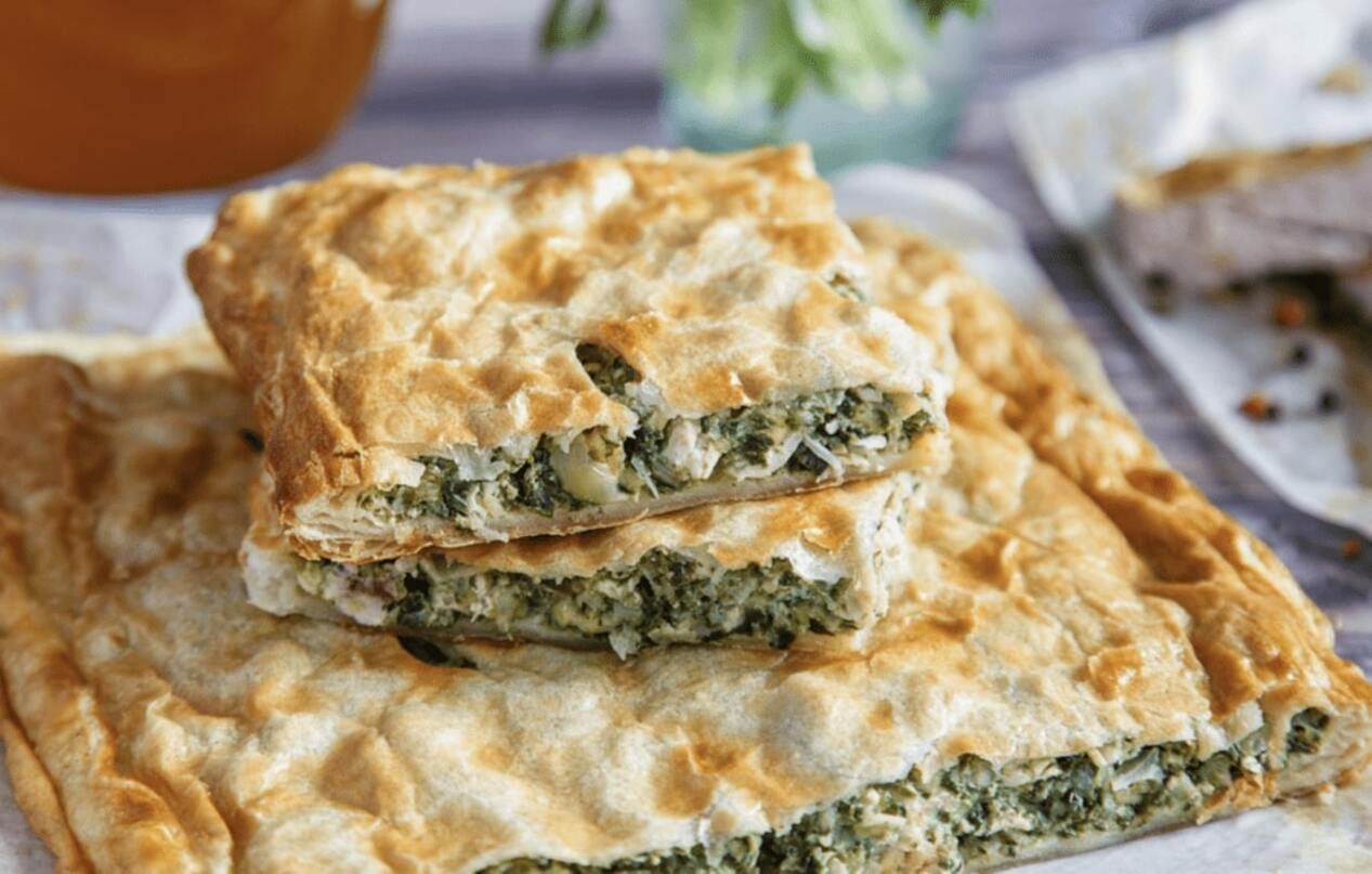 Рецепт зеленого пирога Рецепт зеленого пирога