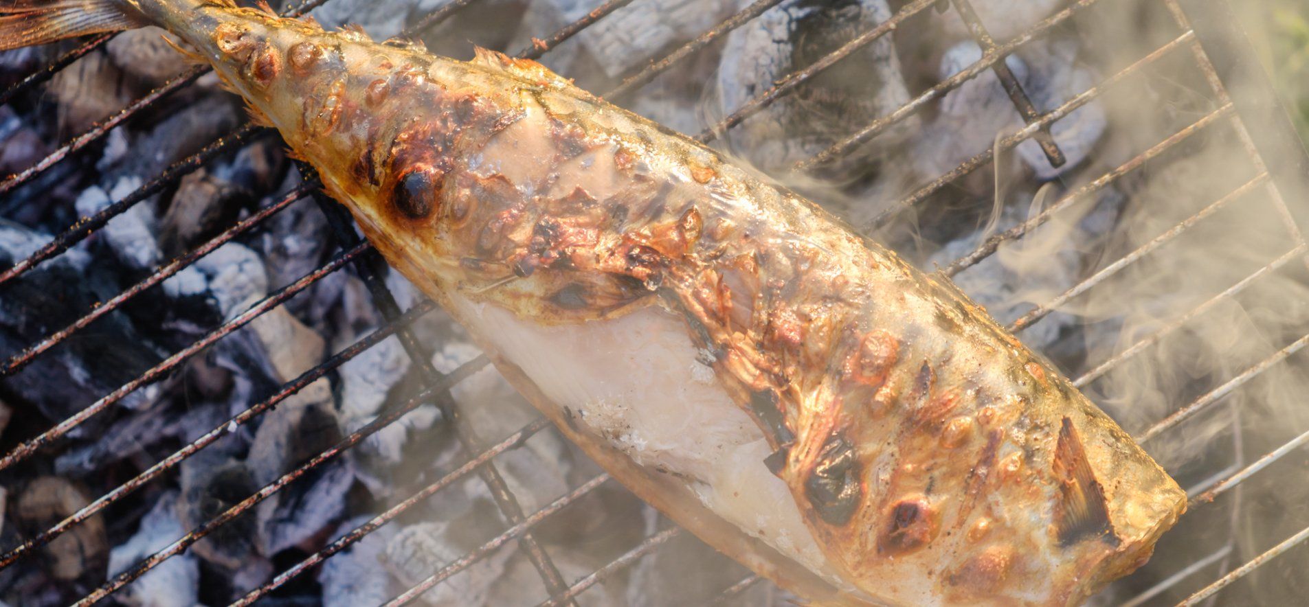 Як запекти рибу на грилі - приготуйте скумбрію на мангалі - покроковий рецепт - Новини Смачно
