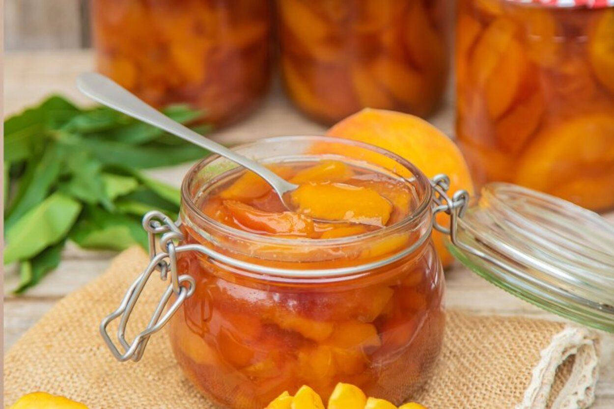 Консервированные персики - как приготовить варенье из персиков - пошаговый рецепт - Новости Вкусно