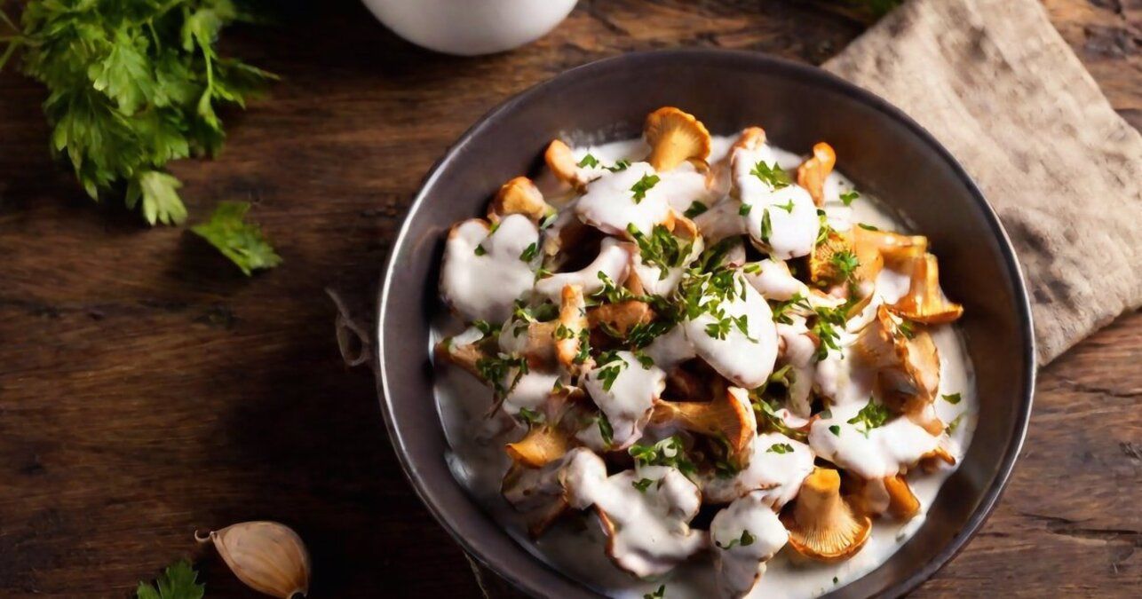 Грибы в сметане - как готовить лисички - пошаговый рецепт - Новости Вкусно Грибы в сметане - как готовить лисички - пошаговый рецепт - Новости Вкусно