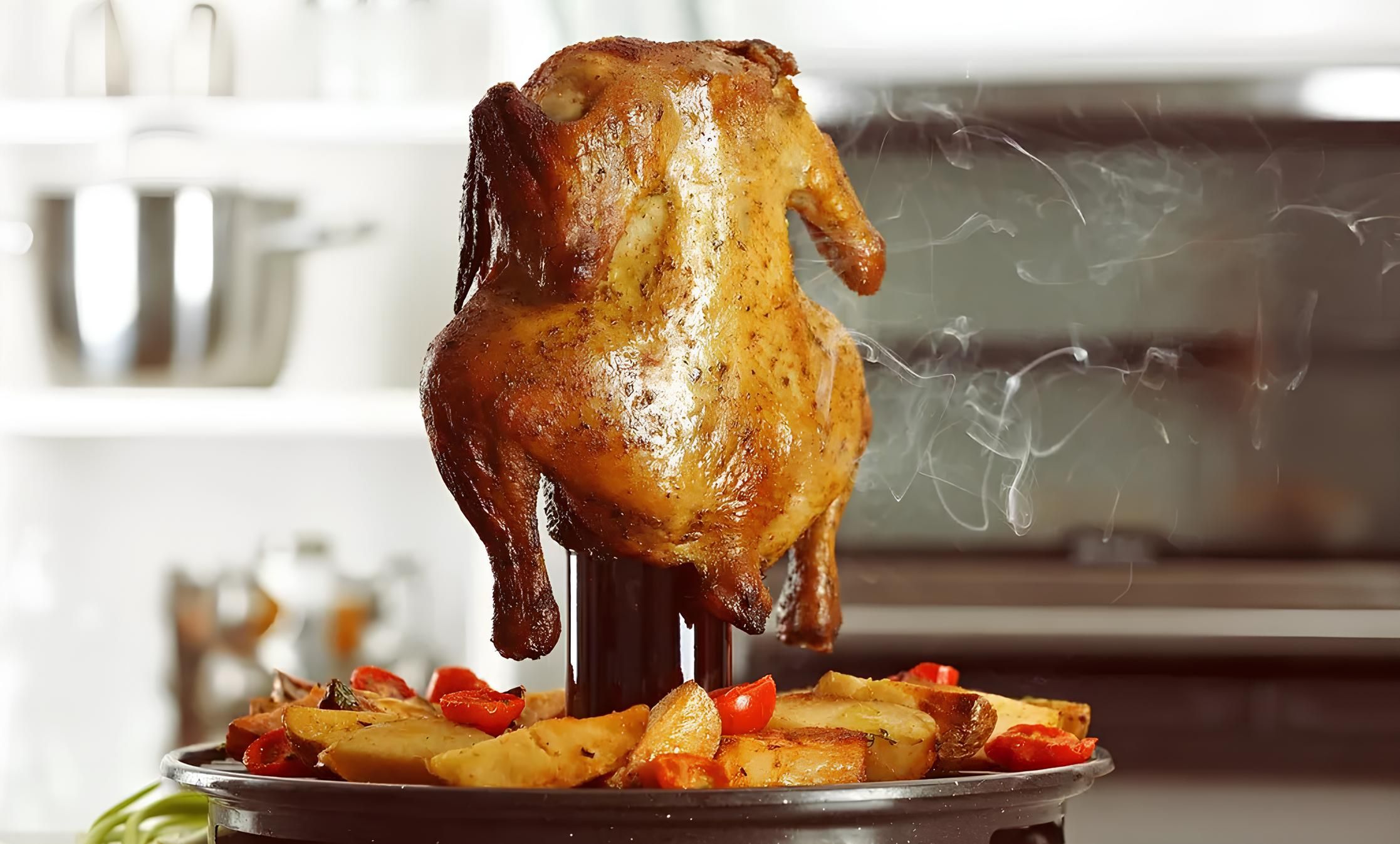 Как приготовить курицу на бутылке Как приготовить курицу на бутылке