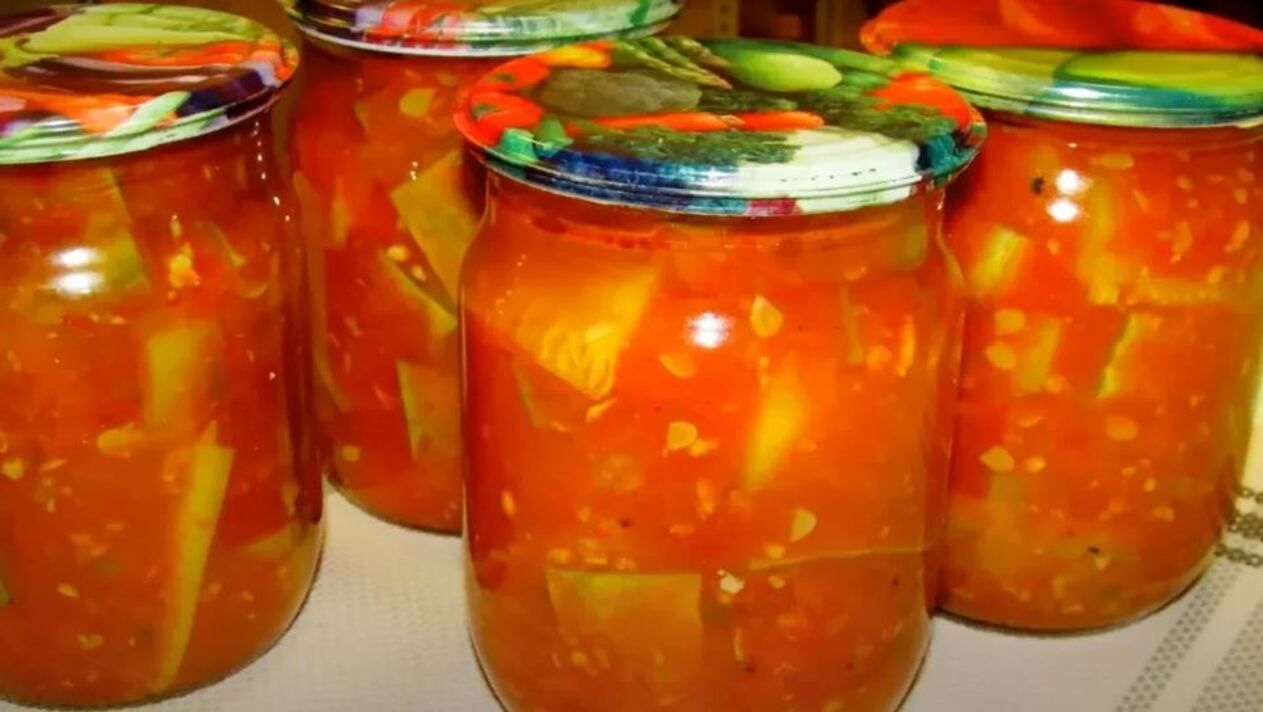 Як заготувати закуску з кабачків на зиму Як заготувати закуску з кабачків на зиму