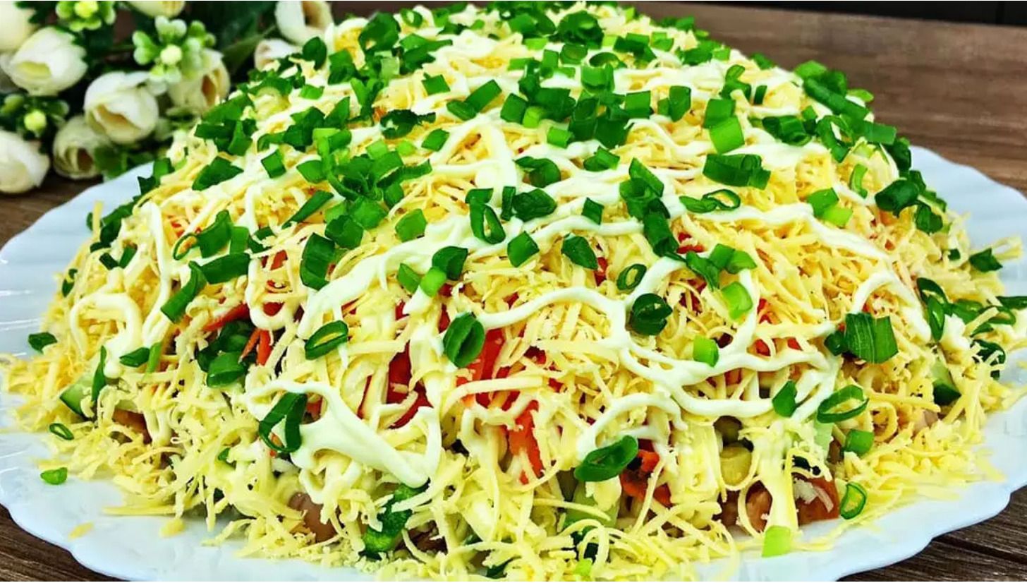 Вкусный салат на выходные