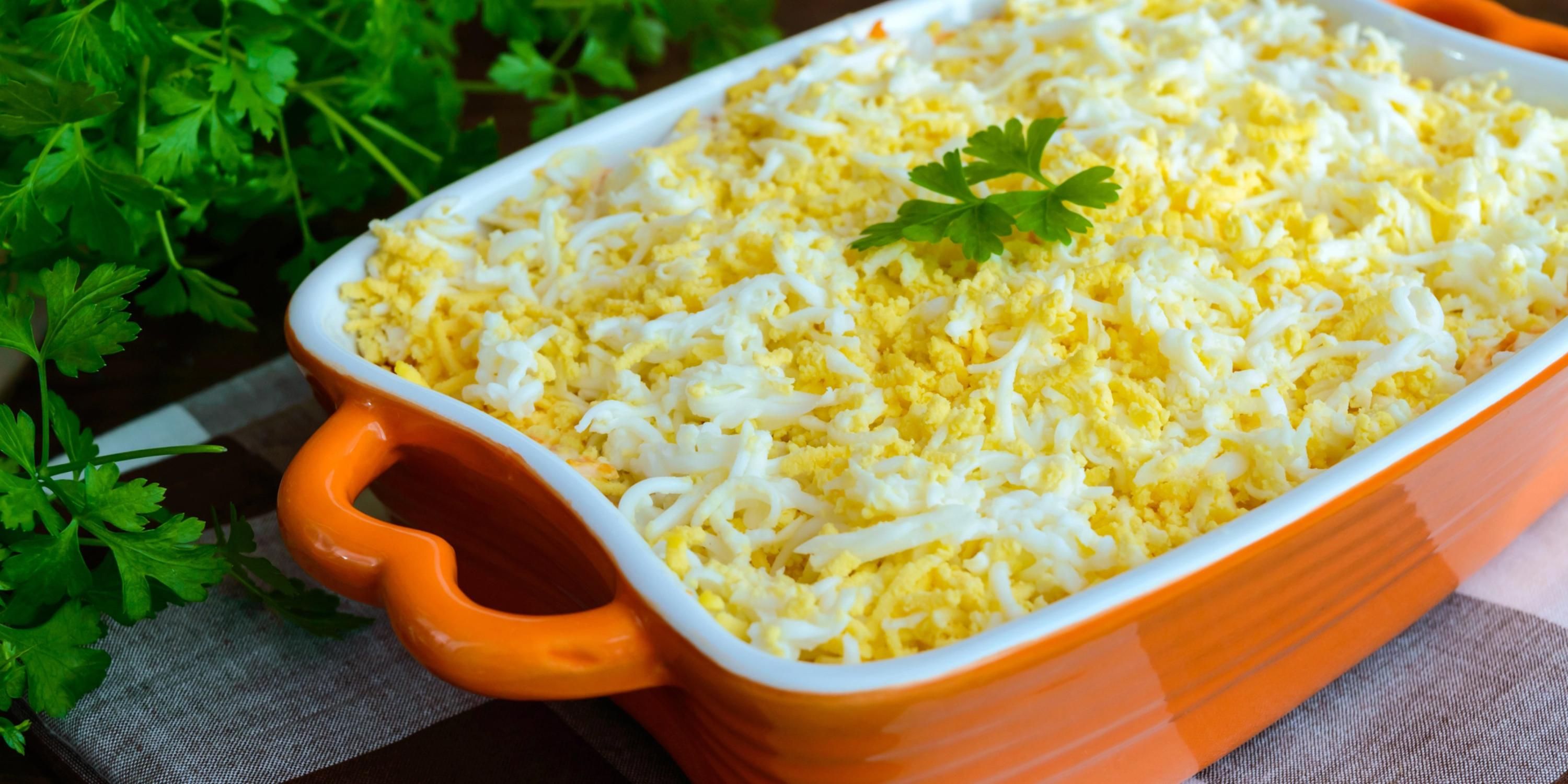 Салат Глорія - приготуйте на Новий рік замість Олівʼє - простий рецепт Салат Глорія - приготуйте на Новий рік замість Олівʼє - простий рецепт