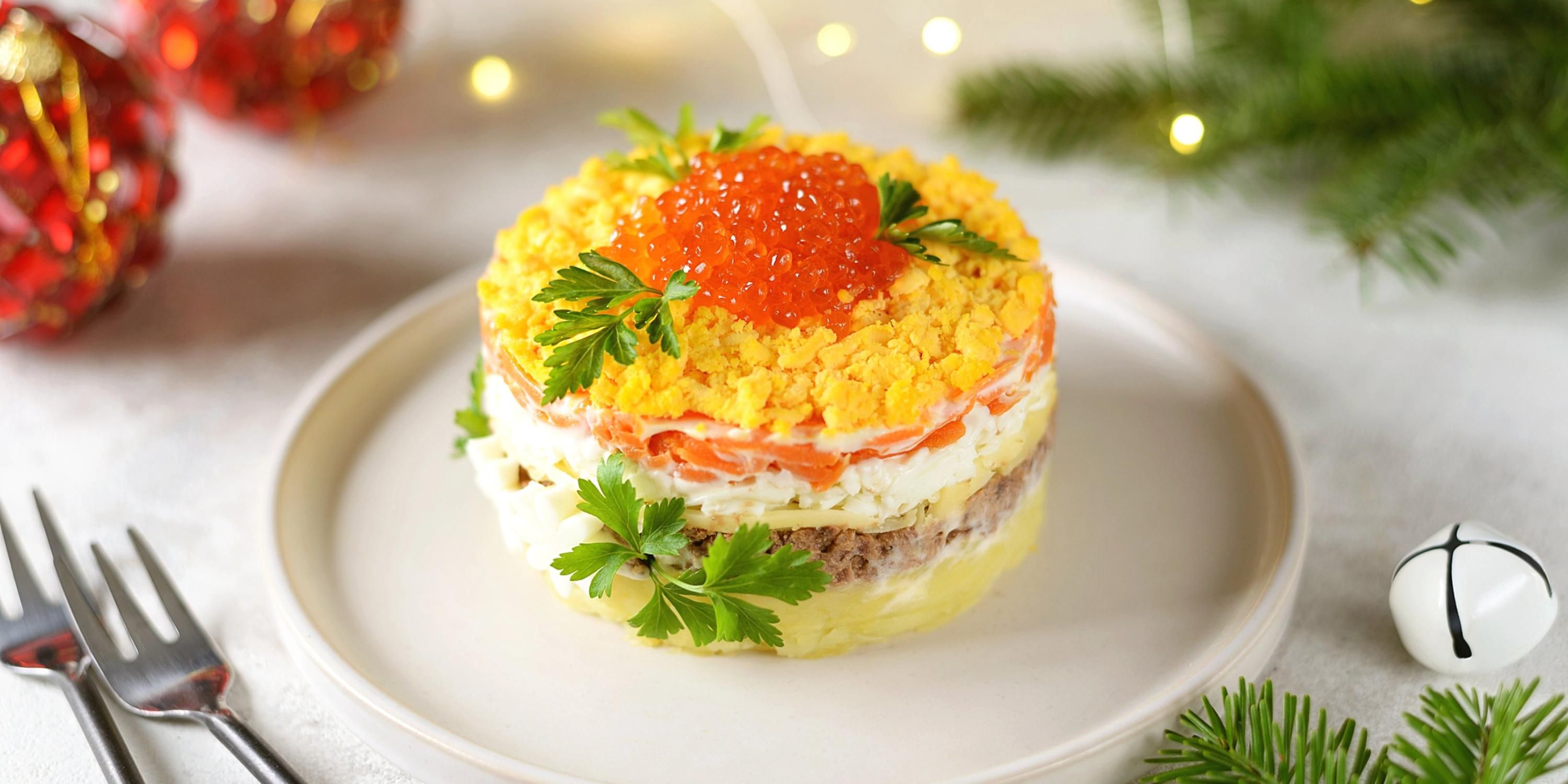 4 супершвидкі салати на Новий рік 2026 та Різдво - покроковий рецепт 4 супершвидкі салати на Новий рік 2026 та Різдво - покроковий рецепт